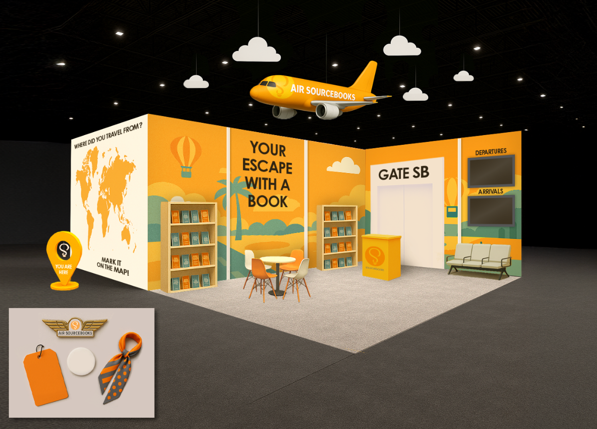 Realistic booth rendering