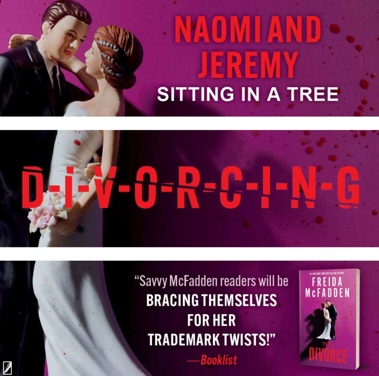 The Divorce publisher campaign creative