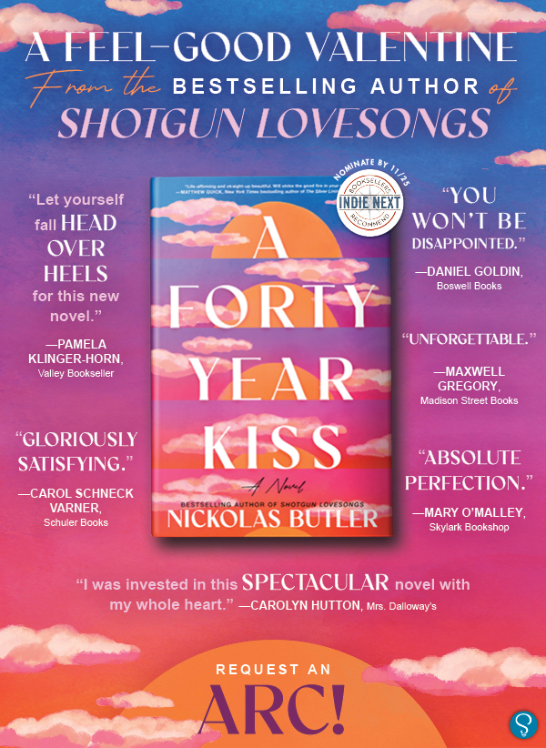 A Forty Year Kiss indie bookseller eblast