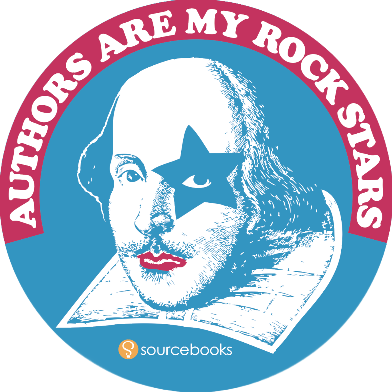 Original Authors Are My Rock Stars Shakespeare badge